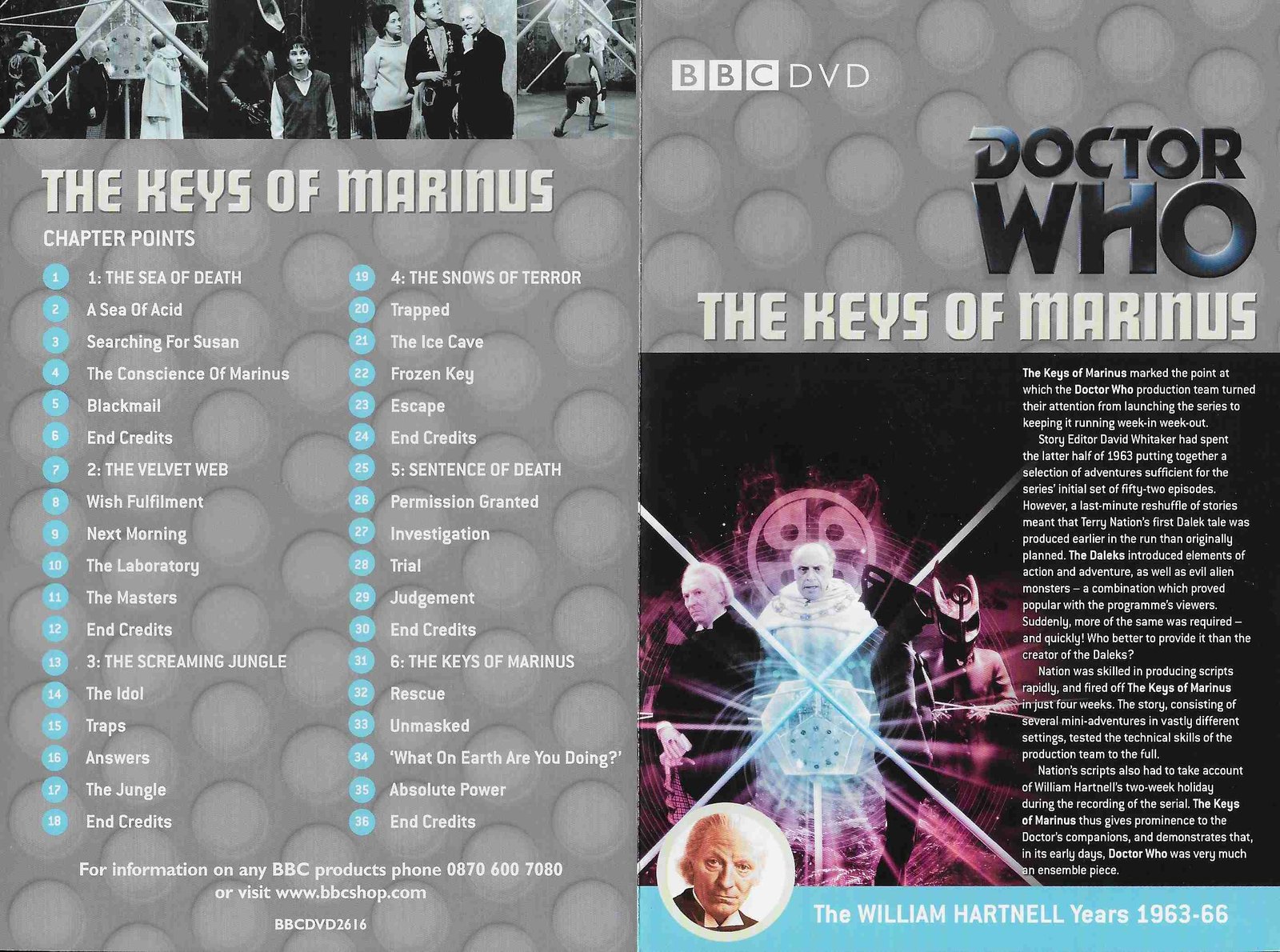 Inserts from BBCDVD 2616